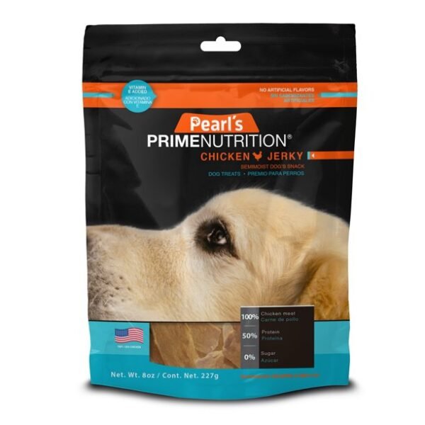 Pearls Prime Nutrition, Chicken Jerky, Dog Treats, 8oz.